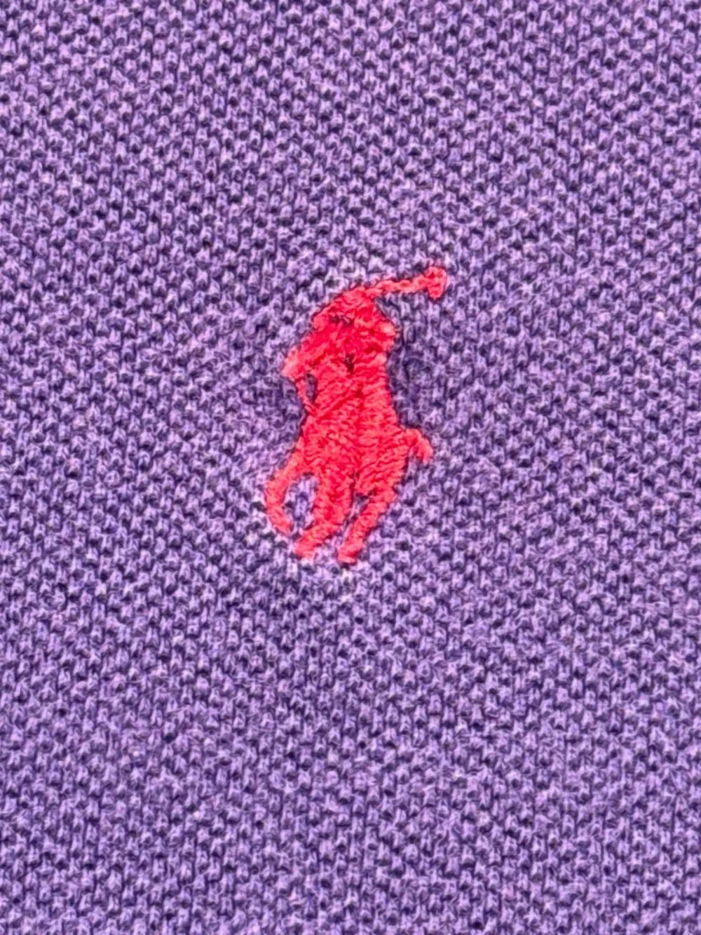Polo by Ralph Lauren Purple Short-Sleeve Polo with Red Pony